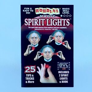 Houdini Magic Spirit Lights Instructions Booklet ~ Lights NOT Included